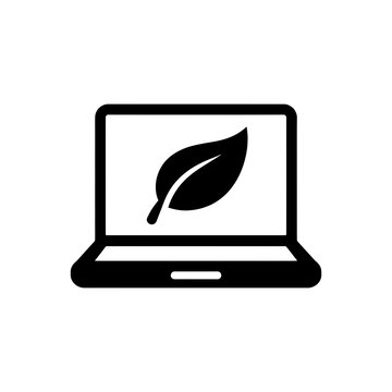 Sustainable Green Computing Technology Icon