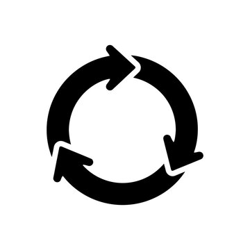 Continuous Circular Economy Life Icon