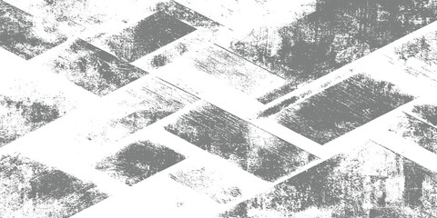 Obraz premium Abstract black-and-white geometric grunge, overlapping diagonal shapes, rough edges, distressed texture, high contrast, minimalist industrial style vector.