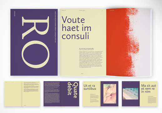 Creative Portfolio Catalog Layout