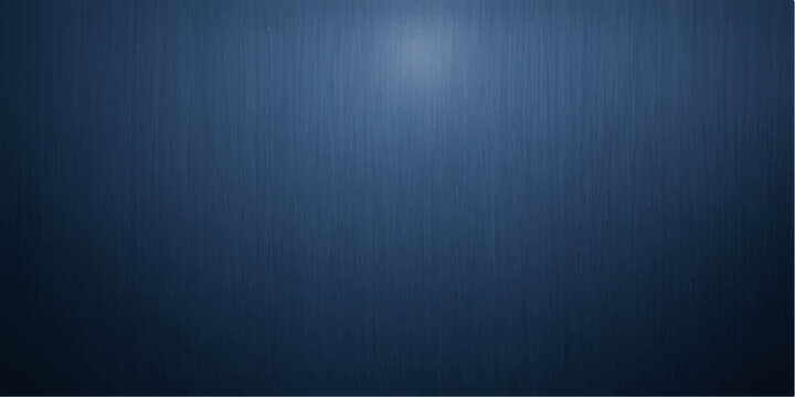 Dark blue brushed metal background with a textured steel surface and light patterns on a dark metallic aluminum wallpaper design