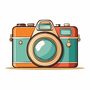 Retro Camera Illustration