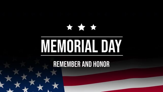 Patriotic American Flag, Happy memorial day. USA flag. Honoring all who served banner for memorial day. 