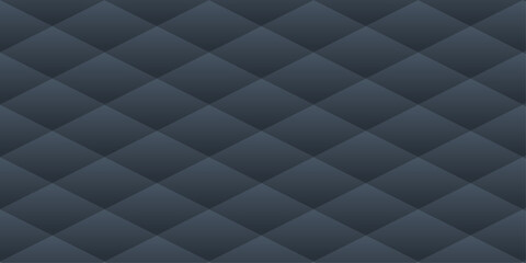 Naklejka premium Diamond shaped seamless pattern texture. Dark textured triangular abstract background. Minimalist abstract wallpaper with copy space on black background. Elegant modern wallpaper. 
