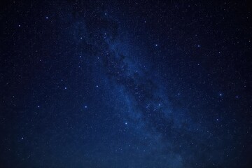 Fototapeta premium dark blue wallpaper background showcasing a clear star filled night sky