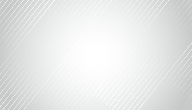 Abstract gray gradient copy space background with white faded straight lines, Vector illustration