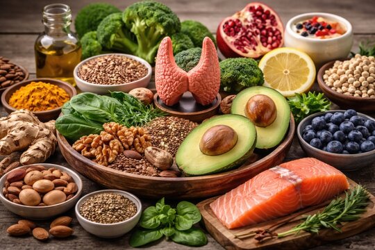 Holistic food selections aiding in proper thyroid hormone regulation