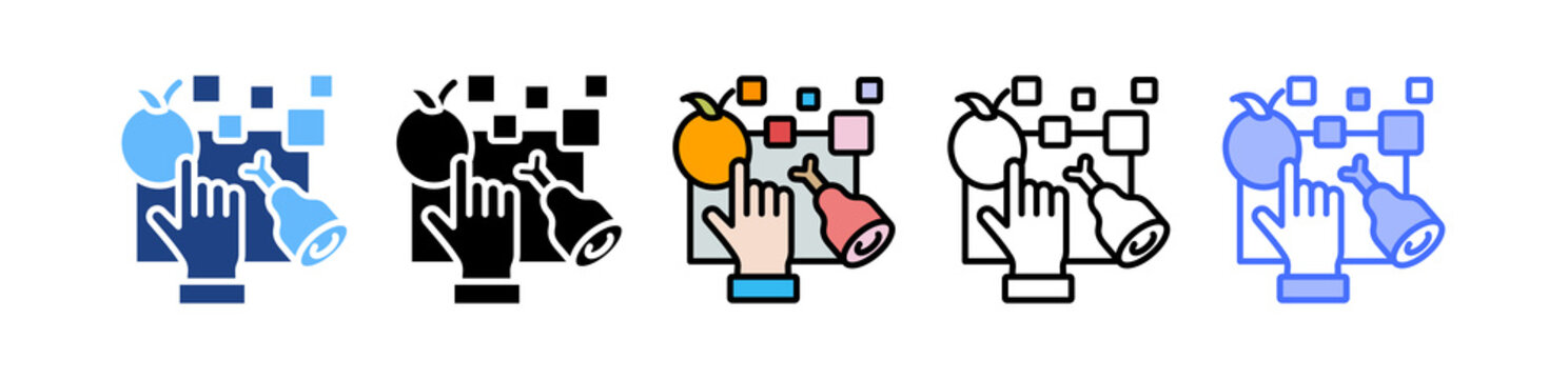Portion Control multiple icon
