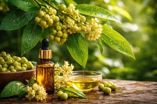 Botanical Litsea cubeba sourced for cosmetic ingredients and food aroma