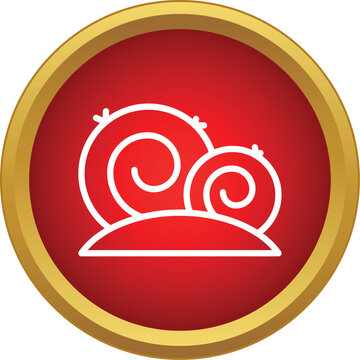 Two round hay bales symbolizing farm production and rural harvest