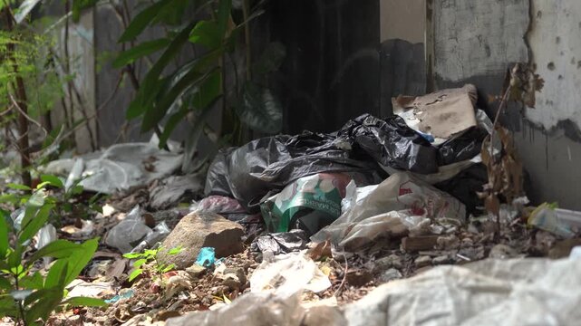 A Pile Of Garbage And Trash