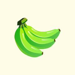 green banana vector illustration © Erlangga