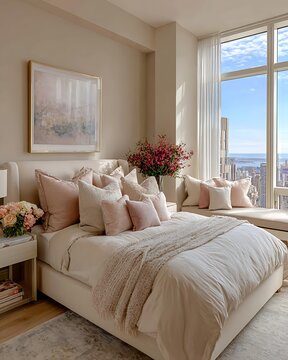 modern urban condo interior luxury minimalist New York living compact city lifestyle design