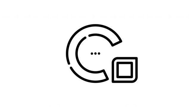 Geometric icon suitable for digital design projects, logo creation, web elements, and techinspired branding concepts.
