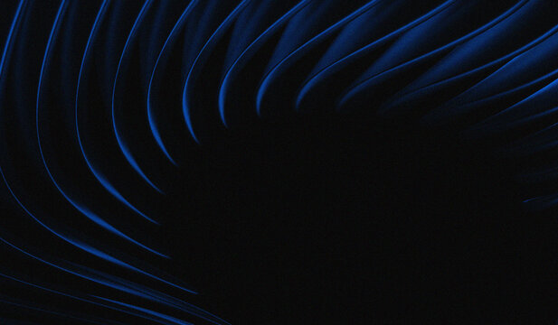 A soft blue with dark gradations and a series of curved lines or layers that resemble folds of fabric, sand dunes, or sound waves. This pattern creates a sense of depth and subtle movement.