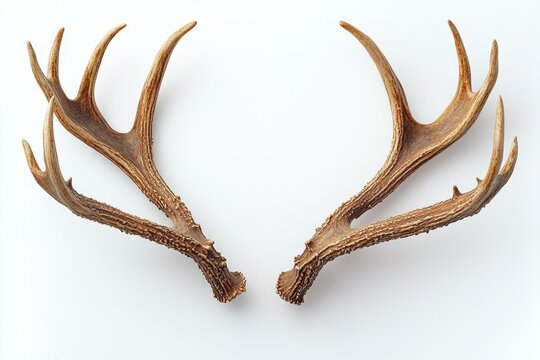 Majestic deer antlers rustic wall art for trophy hunting decor in nature-inspired homes