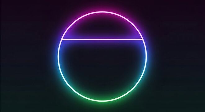 Neon Gradient Ring 3B