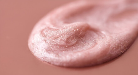 Fototapeta premium Luxurious Shimmering Pearlescent Cosmetic Cream Texture