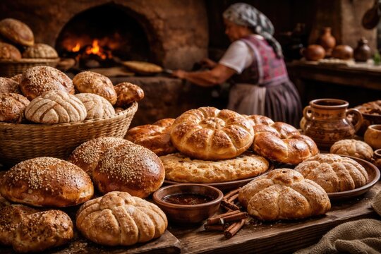 Oaxaca style Mexican breads with classic baking methods