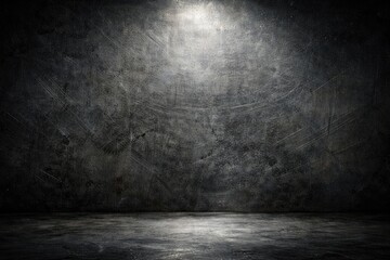 Fototapeta premium industrial metal texture backdrop showing rough surface and studio light