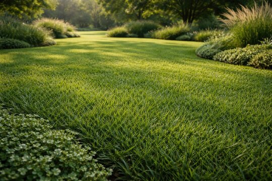 Lawn and ground cover grasses highlighting Zoysia japonica species