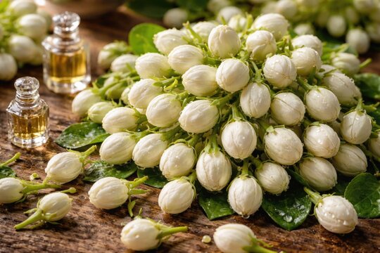 Fresh mogra buds perfect for natural perfume and decor