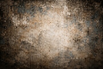Obraz premium Graphic resource of rough grunge wall with worn paint serving as a design copy space