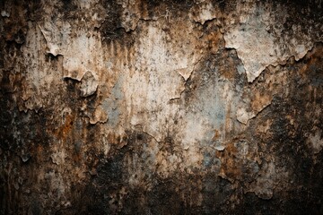 Obraz premium Abstract rough grunge wall with peeling paint for textured background