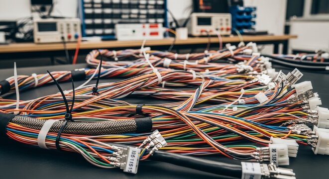 Complex Electrical Wiring Harness Assembly for Technology