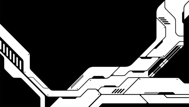 Abstract futuristic and sci-fi cyberpunk style design for background.