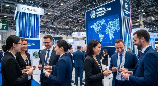 Professionals Networking at Global Innovations Summit