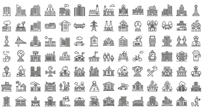 Collection of ancient Chinese calligraphy symbols and characters.