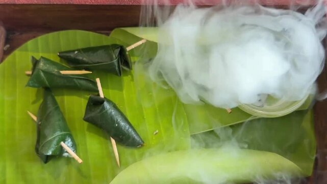Paan Indian dish served stylishly