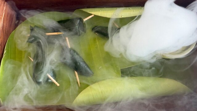 Paan Indian dish served