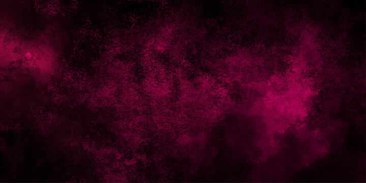 Abstract smoke frame and space,black background. brushed watercolor texture abstract background. Smoke steam moves on a black background. Fog texture. purple cloud and black sky textured background.