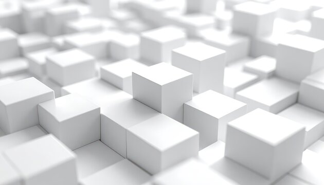 A boundless expanse of geometric forms