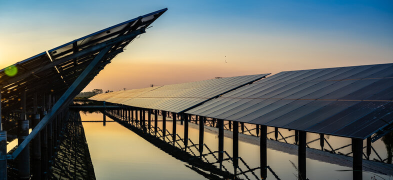 A Solar Photovoltaic Power Plant in the Lake