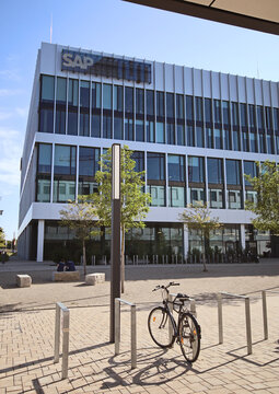 Garching, Germany -  the new headquarters building of SAP  at the TUM ( Technical University of Munich)  campus and research center