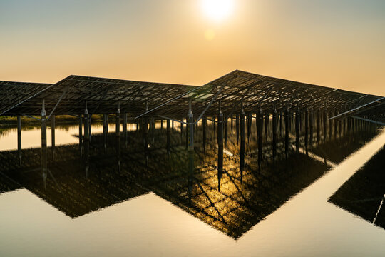A Solar Photovoltaic Power Plant in the Lake