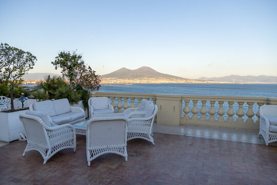 Terrazzo con vista vesuvio napoli