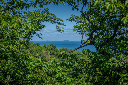 Kanmurijima island seen from Amanohashidate, Japan