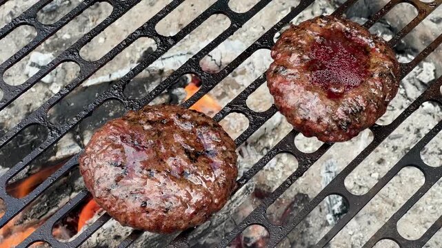 Hamburger na maj&oacute;wka, grill