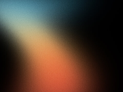 Abstrakter farbiger Grain Gradient Hintergrund mit warmem Lichtverlauf und modernem Glow Effekt