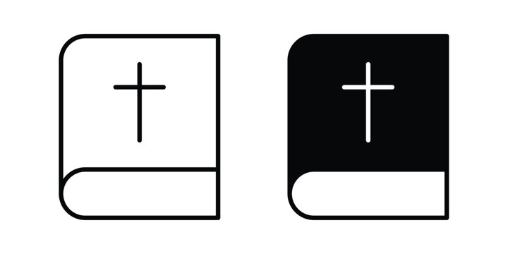 Bible icon pack, best for Graphic designs. Vector