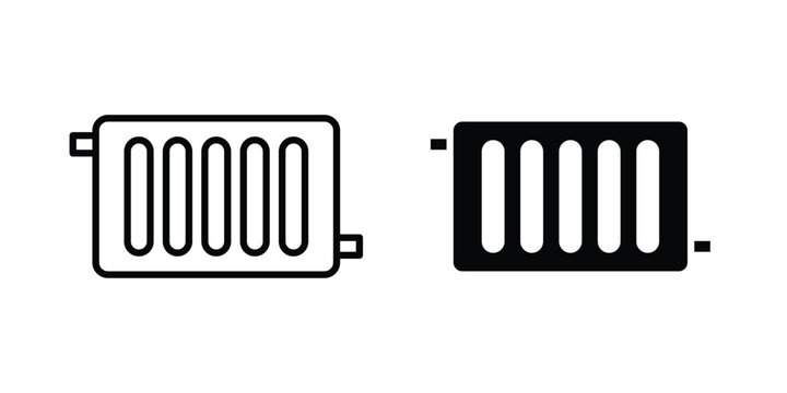 Conditioner heater icon pack, best for Graphic designs. Vector