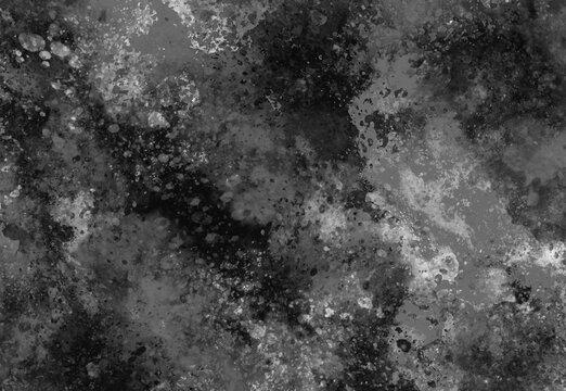 Grunge abstract background texture painted brush. Soil dust monochrome backdrop pattern.