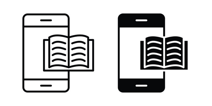 Ebook icon pack, best for Graphic designs. Vector