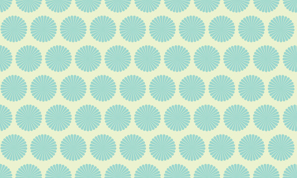 Seamless pastel teal and yellow floral pattern.  Perfect for website backgrounds, textile designs, or cheerful branding.  A repeating design evokes feelings of calmness and spring.