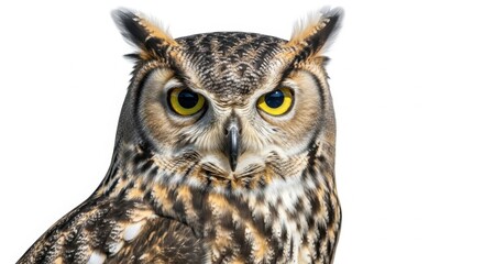 Obraz premium Majestic Owl Portrait – Close up Wildlife Photography Image