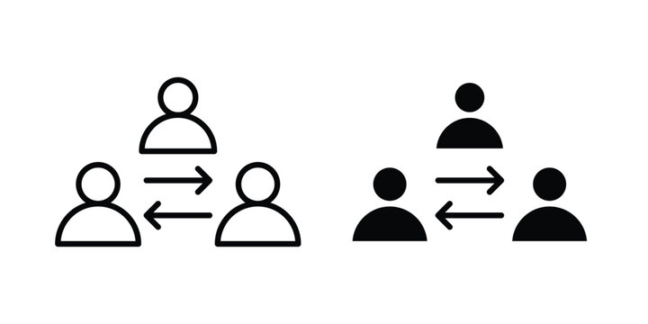 Mediator icon pack, best for Graphic designs. Vector